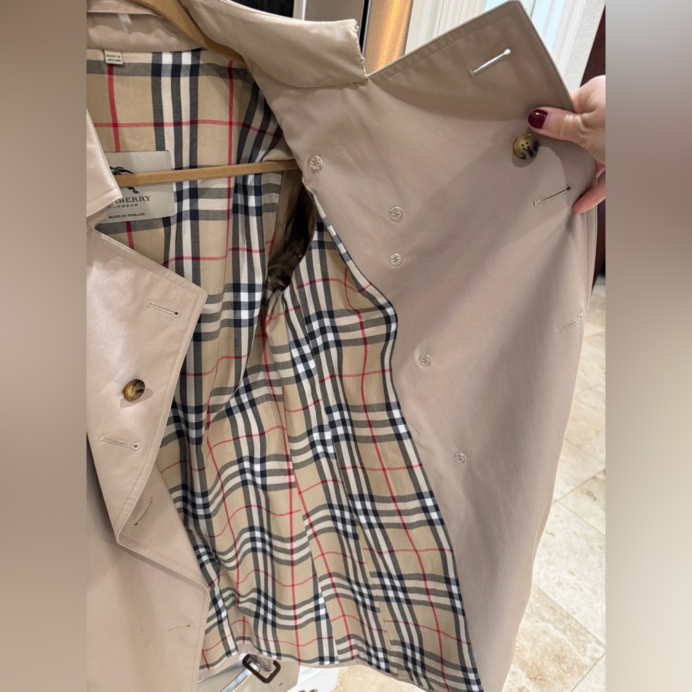 Burberry Kensington Double Breasted Trench Coat Vintage 2006 - Picture 8 of 15